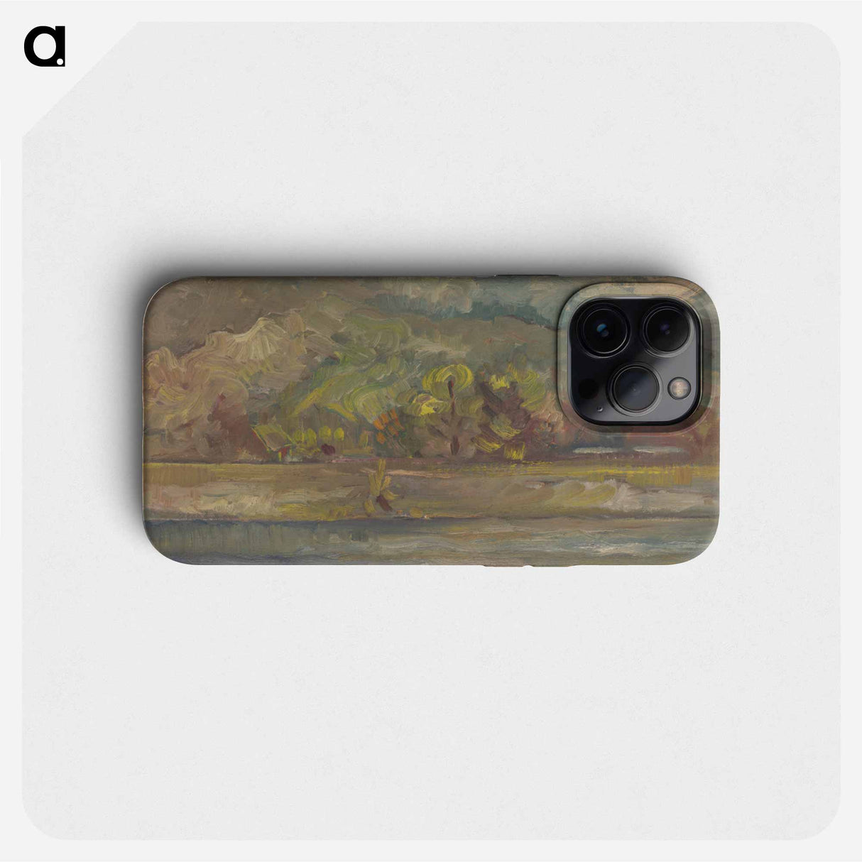 Landscape with a river - アーノルド ピーター ワイズ クビンチャン Phone Case.