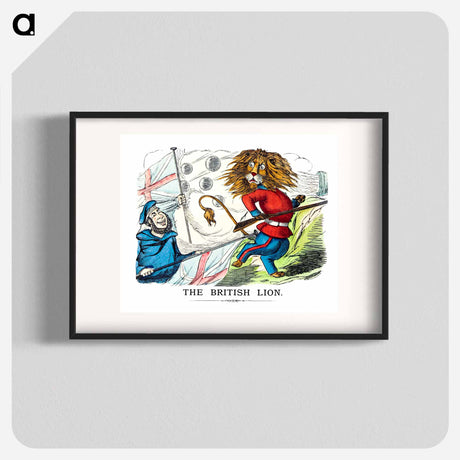 アートポスター-The British Lion from Un-Natural History Not Taught In Bored Schools
 - 大英図書館 Poster.