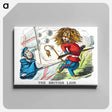 アートパネル-The British Lion from Un-Natural History Not Taught In Bored Schools
 - 大英図書館 Canvas.