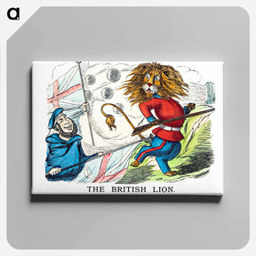 アートパネル-The British Lion from Un-Natural History Not Taught In Bored Schools
 - 大英図書館 Canvas.