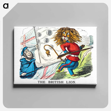 アートパネル-The British Lion from Un-Natural History Not Taught In Bored Schools
 - 大英図書館 Canvas.