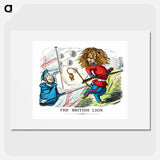 アートポスター-The British Lion from Un-Natural History Not Taught In Bored Schools
 - 大英図書館 Poster.