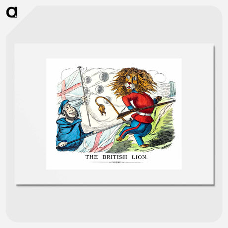 アートポスター-The British Lion from Un-Natural History Not Taught In Bored Schools
 - 大英図書館 Poster.