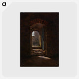 アートポストカード-Doorway in Meissen - カスパー ダーヴィト フリードリヒ Postcard.