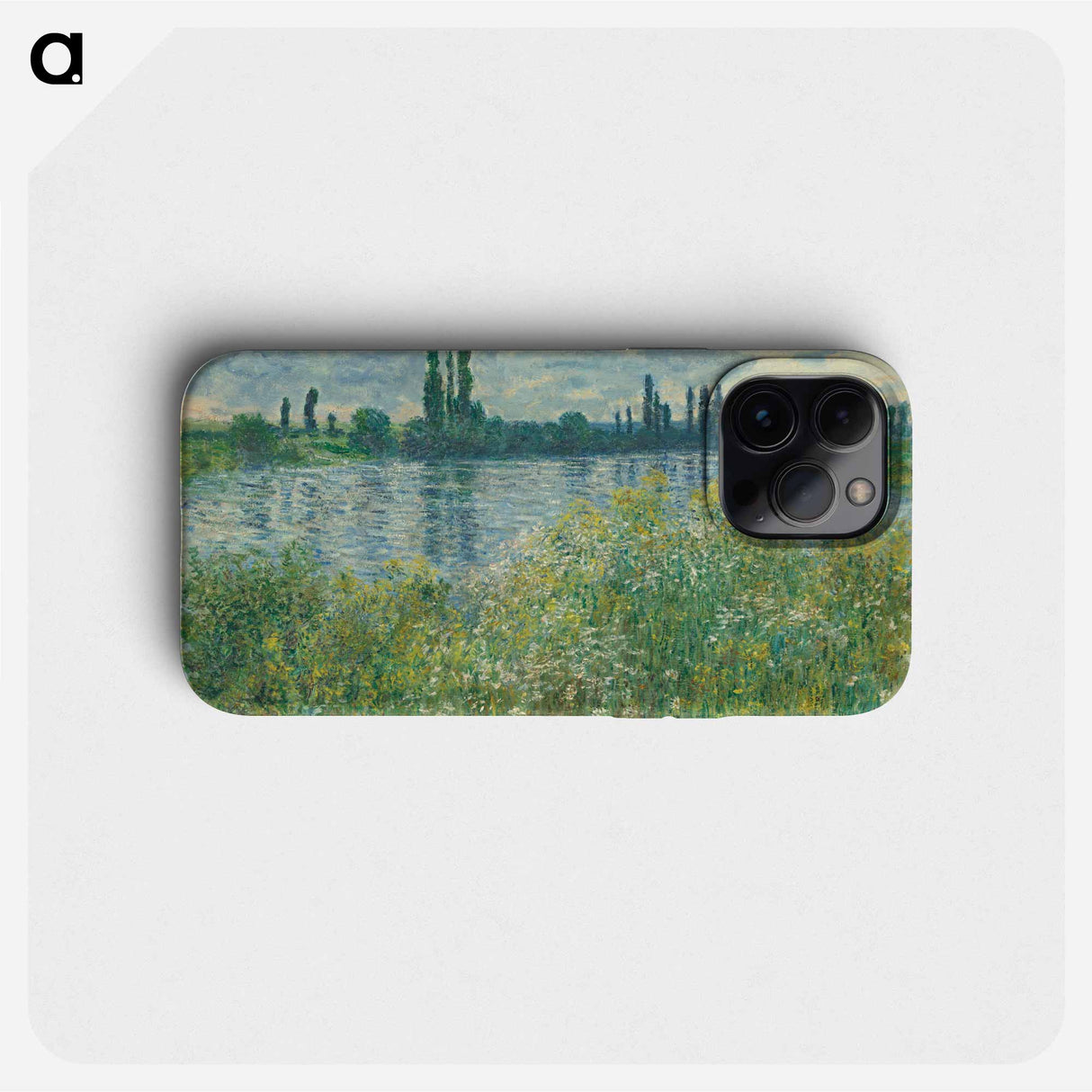 Banks of the Seine, Vétheuil - クロード モネ Phone Case.