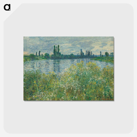 アートポストカード-Banks of the Seine, Vétheuil - クロード モネ Postcard.
