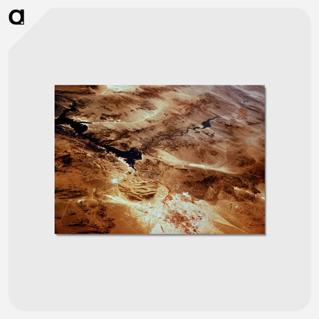 アートポストカード-Las Vegas and the Southwestern United States
 - 上空からの地球 Postcard.