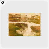 アートポストカード-Mountain Landscape - エドガー ドガ Postcard.