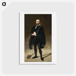 アートポストカード-The Tragic Actor (Rouvière as Hamlet) - エドゥアール マネ Postcard.