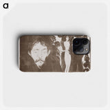 Jealousy - Edvard Munch Phone Case.