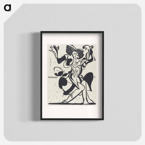 アートポスター-Mary Wigman's Dance - エルンスト ルートヴィヒ キルヒナー Poster.