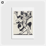 アートポストカード-Mary Wigman's Dance - エルンスト ルートヴィヒ キルヒナー Postcard.