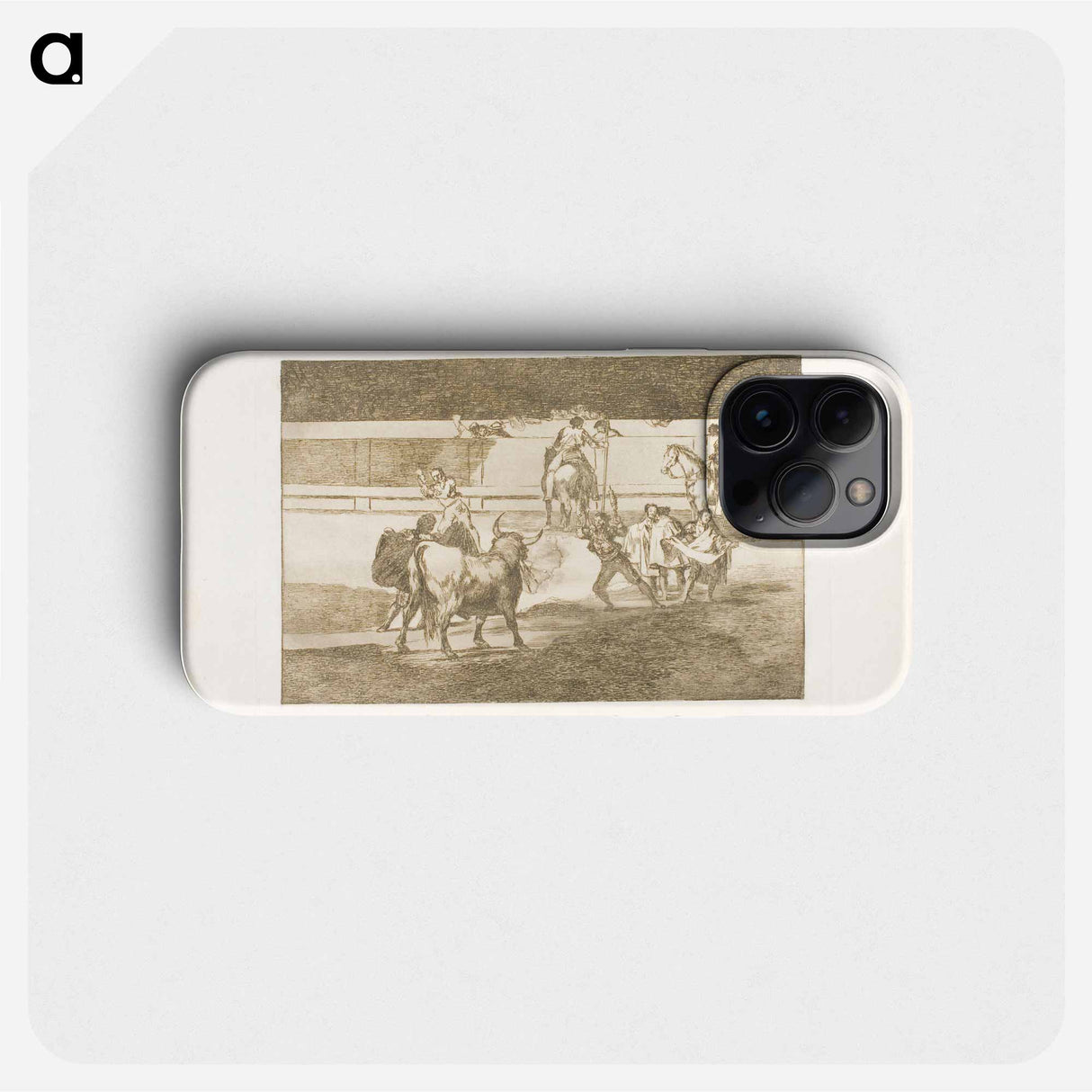 Banderillas with firecrackers - Francisco de Goya Phone Case.