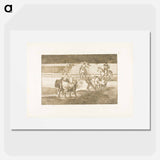 Banderillas with firecrackers - Francisco de Goya Poster.
