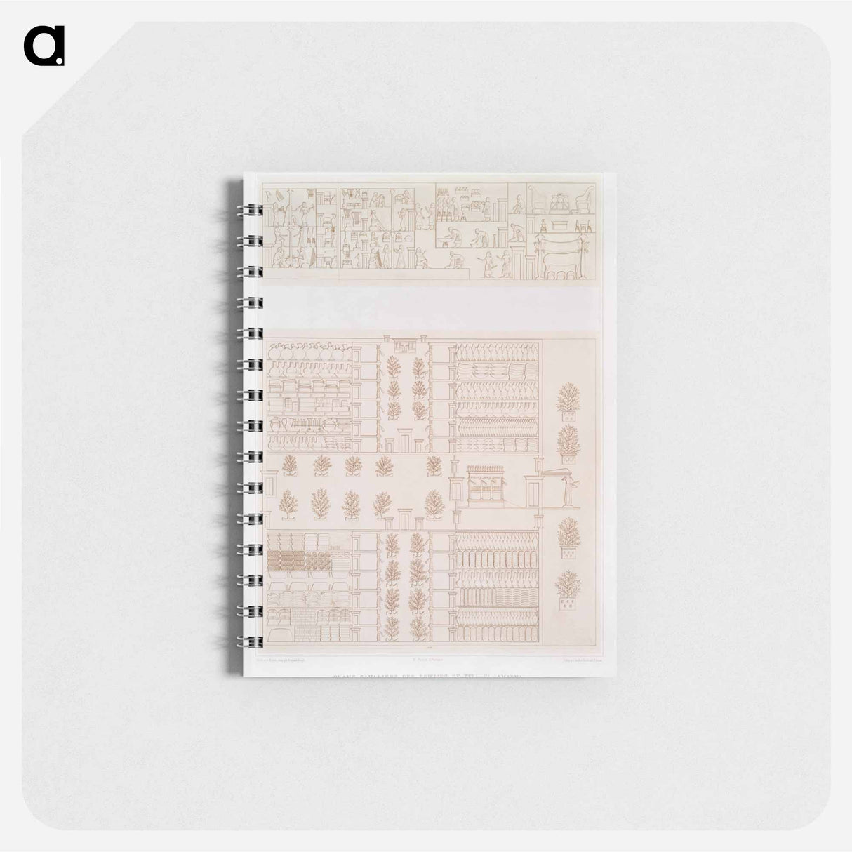 アートメモ帳-Tell el-Amarna Buildings Plan
 - エジプト美術史 Memo.