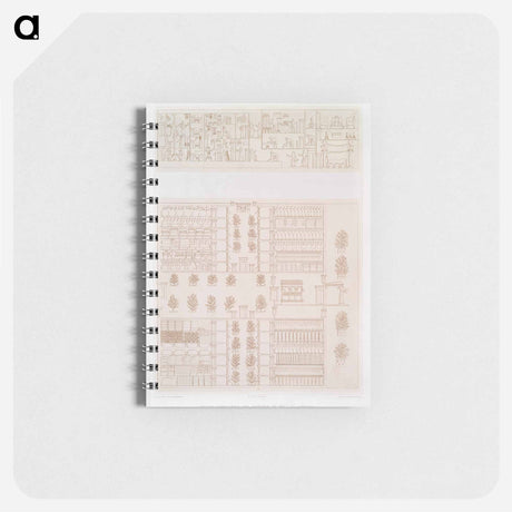 アートメモ帳-Tell el-Amarna Buildings Plan
 - エジプト美術史 Memo.