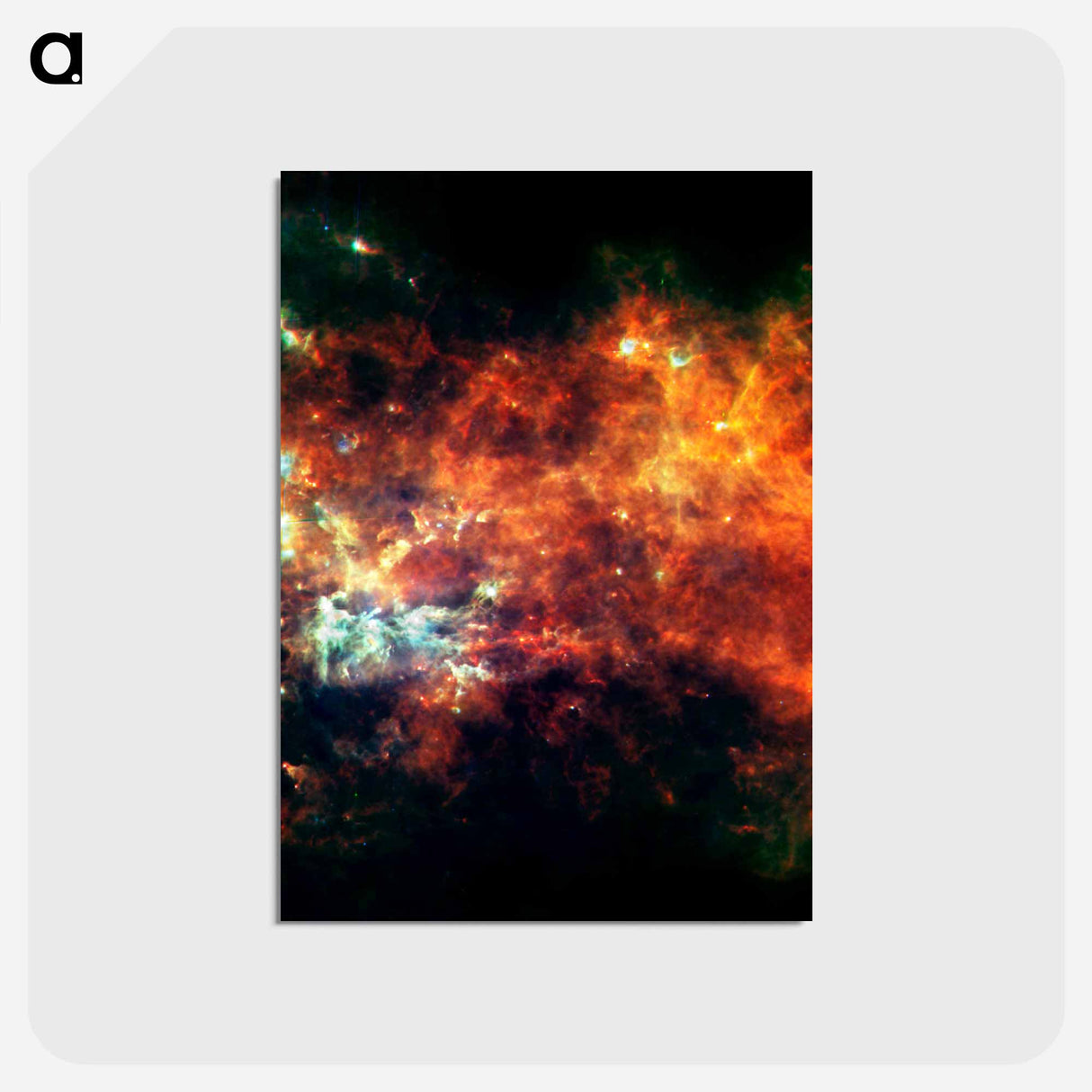 アートポストカード-Vulpecula Constellation
 - ハッブル画像 Postcard.