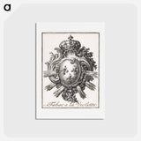 アートポストカード-Arm with three lilies - ジャン ベルナール Postcard.
