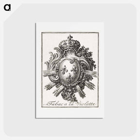 アートポストカード-Arm with three lilies - ジャン ベルナール Postcard.
