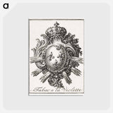 アートポストカード-Arm with three lilies - ジャン ベルナール Postcard.