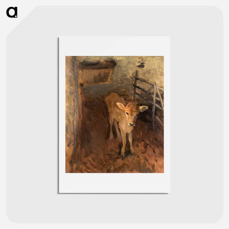 アートポストカード-A Jersey Calf - ジョン シンガー サージェント Postcard.