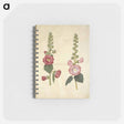 アートメモ帳-Alcea rosea (garden hollyhock)
 - マリア ジビーラ メーリアン Memo.
