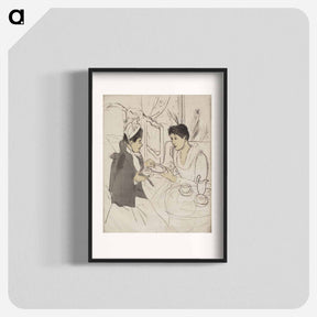 アートポスター-Afternoon Tea Party - メアリー カサット Poster.