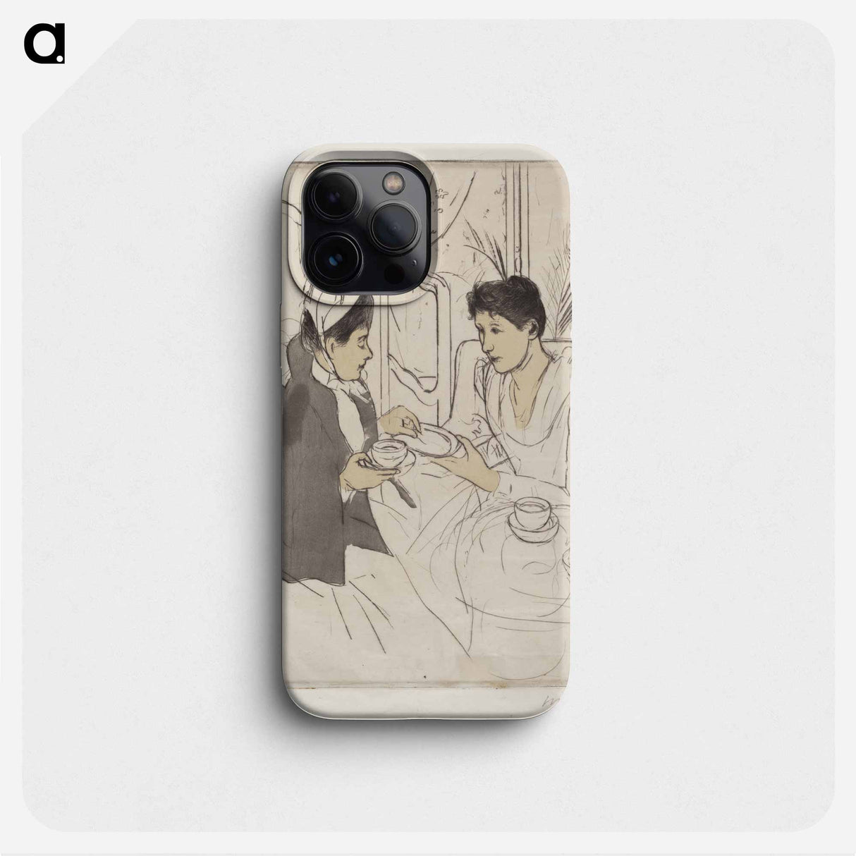 Afternoon Tea Party - Mary Cassatt Phone Case.