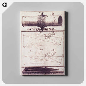 アートパネル-Telescope and Diagrams of Light Reflection
 - 国立医学図書館 Canvas.