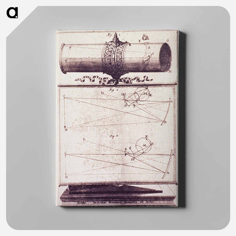 アートパネル-Telescope and Diagrams of Light Reflection
 - 国立医学図書館 Canvas.