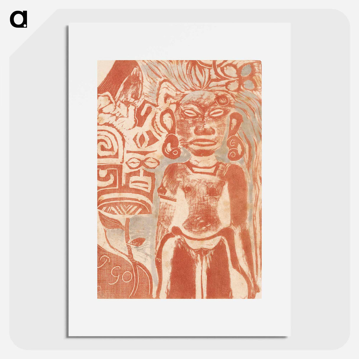 Tahitian Idol–the Goddess Hina - Paul Gauguin Poster.