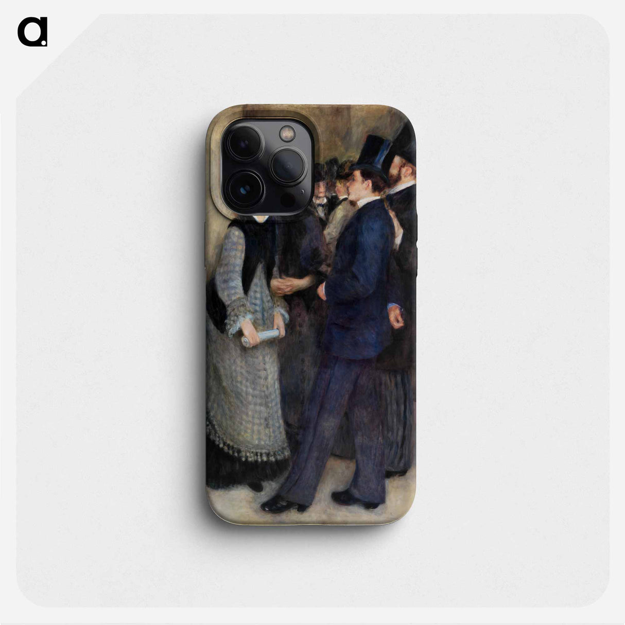 Leaving the Conservatory - Pierre Auguste Renoir Phone Case.