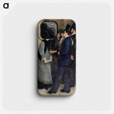 Leaving the Conservatory - Pierre Auguste Renoir Phone Case.