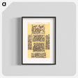 アートポスター-Nineteenth-Century Ornament Pattern
 - 装飾の文法 Poster.