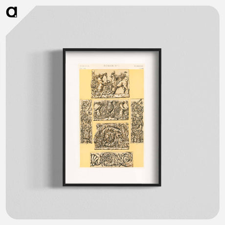 アートポスター-Nineteenth-Century Ornament Pattern
 - 装飾の文法 Poster.