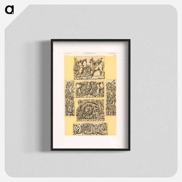 アートポスター-Nineteenth-Century Ornament Pattern
 - 装飾の文法 Poster.