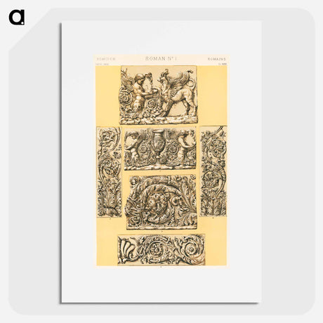アートポスター-Nineteenth-Century Ornament Pattern
 - 装飾の文法 Poster.