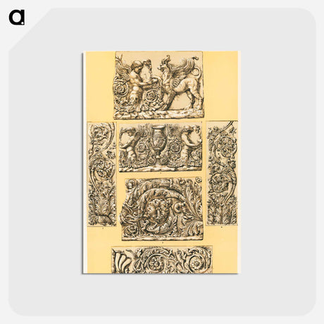 アートポストカード-Nineteenth-Century Ornament Pattern
 - 装飾の文法 Postcard.