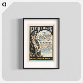 アートポスター-Reclamekaart voor 'De Kroniek' - テオ ヴァン ホイテマ Poster.