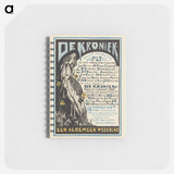 Reclamekaart voor 'De Kroniek' - テオ ヴァン ホイテマ Memo.