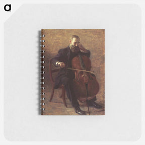 アートメモ帳-The Cello Player - トーマス エイキンズ Memo.