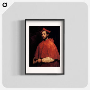 アートポスター-Cardinal Alessandro Farnese - ティツィアーノ ヴェチェッリオ Poster.