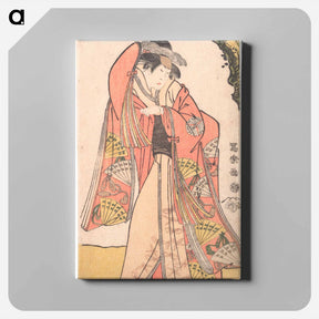 アートパネル-Actor Sakakiyama Sangoro II as Michinaga's Daughter Princess Otae - 東洲斎 写楽 Canvas.