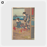 アートポストカード-Utagawa Kunisada Print
 - 歌川 国貞 Postcard.