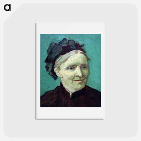 アートポストカード-Portrait of the Artist's Mother - フィンセント ファン ゴッホ Postcard.