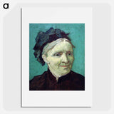 Portrait of the Artist's Mother - Vincent van Gogh Poster.