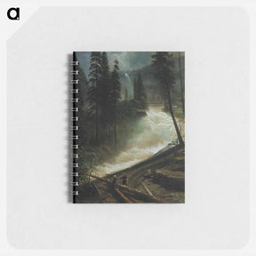 アートメモ帳-Nevada Falls, Yosemite - アルバート ビアスタット Memo.