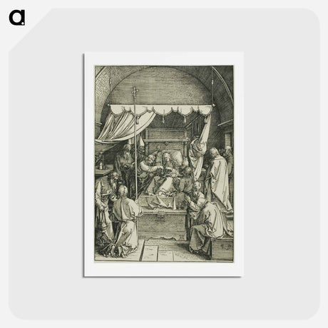 アートポストカード-The Death of the Virgin - アルブレヒト デューラー Postcard.