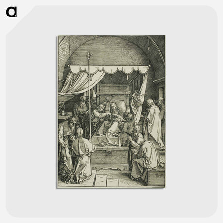 アートポストカード-The Death of the Virgin - アルブレヒト デューラー Postcard.
