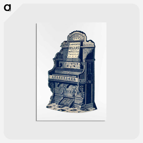 アートポストカード-Carpenter Organs
 - ボストン公共図書館 Postcard.